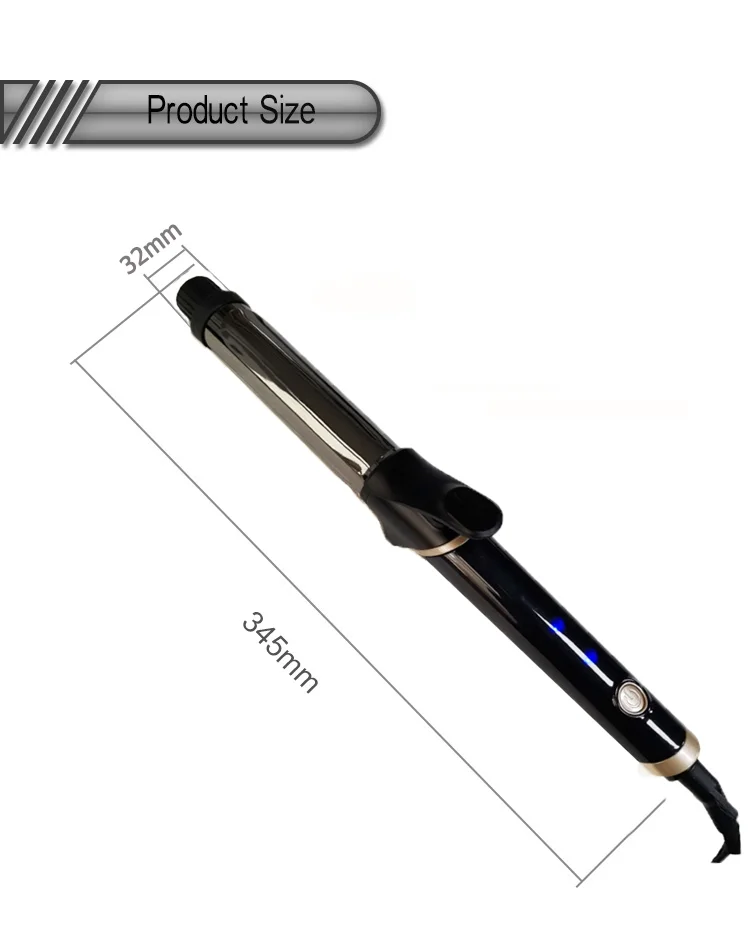 Высококачественные щипцы для завивки волос с европейской вилкой
