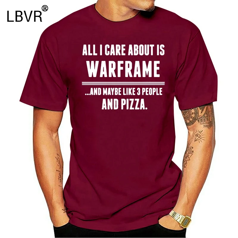 Футболка веера видеоигр Warframe All I Care About Is|Футболки| |