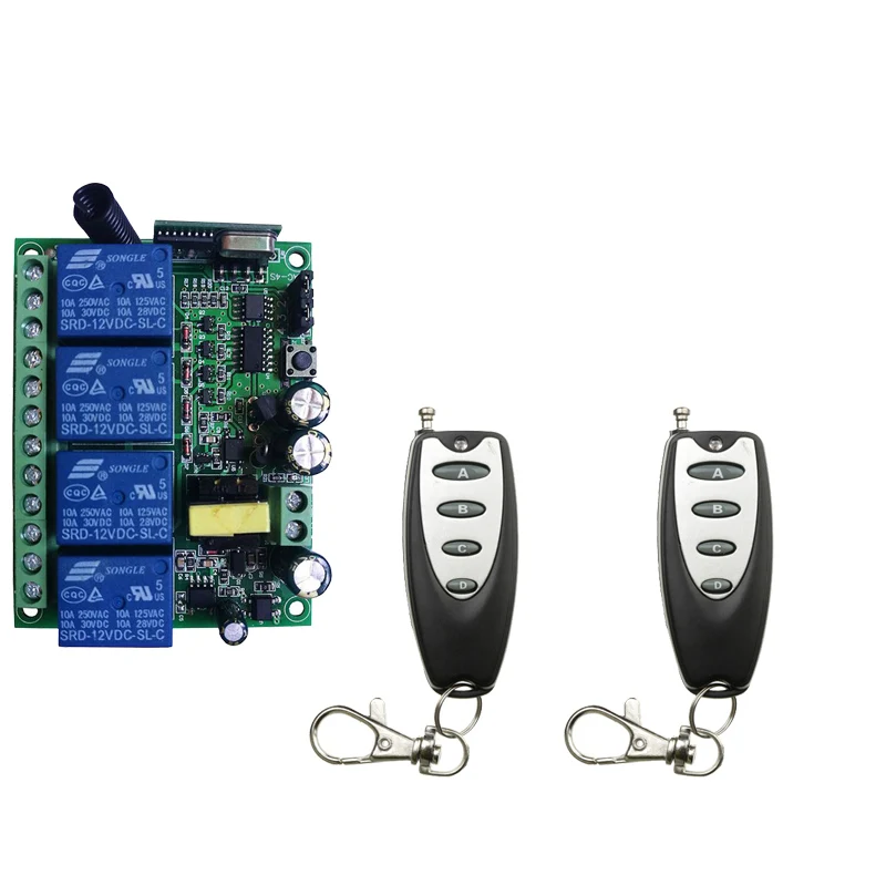 Беспроводной пульт дистанционного управления переменного тока 220 в 230 В 10 А 4