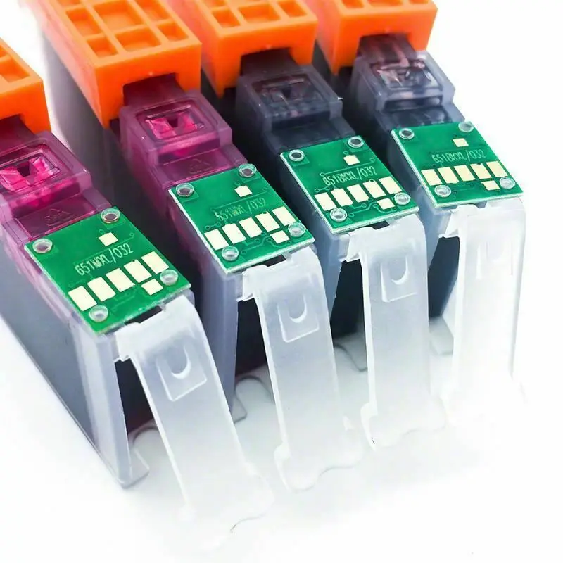 6PK совместимые чернильные картриджи PGI650 XL CLI651 для принтера Canon Pixma MG5660 MG6660 |