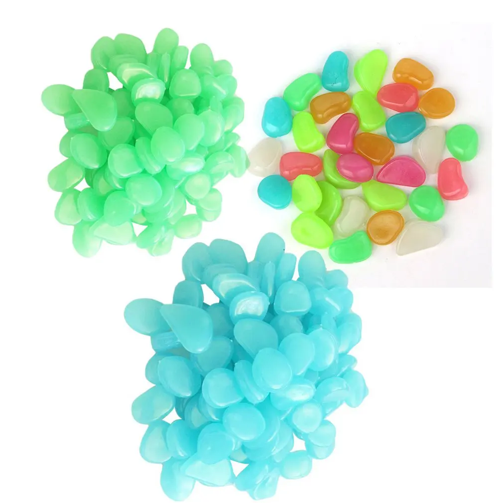 

Luminous Cobblestones Aquarium Decoration Fluorescent Aquarium Stone Decoration Glow In The Aquarium Decor Home Ornament Supply