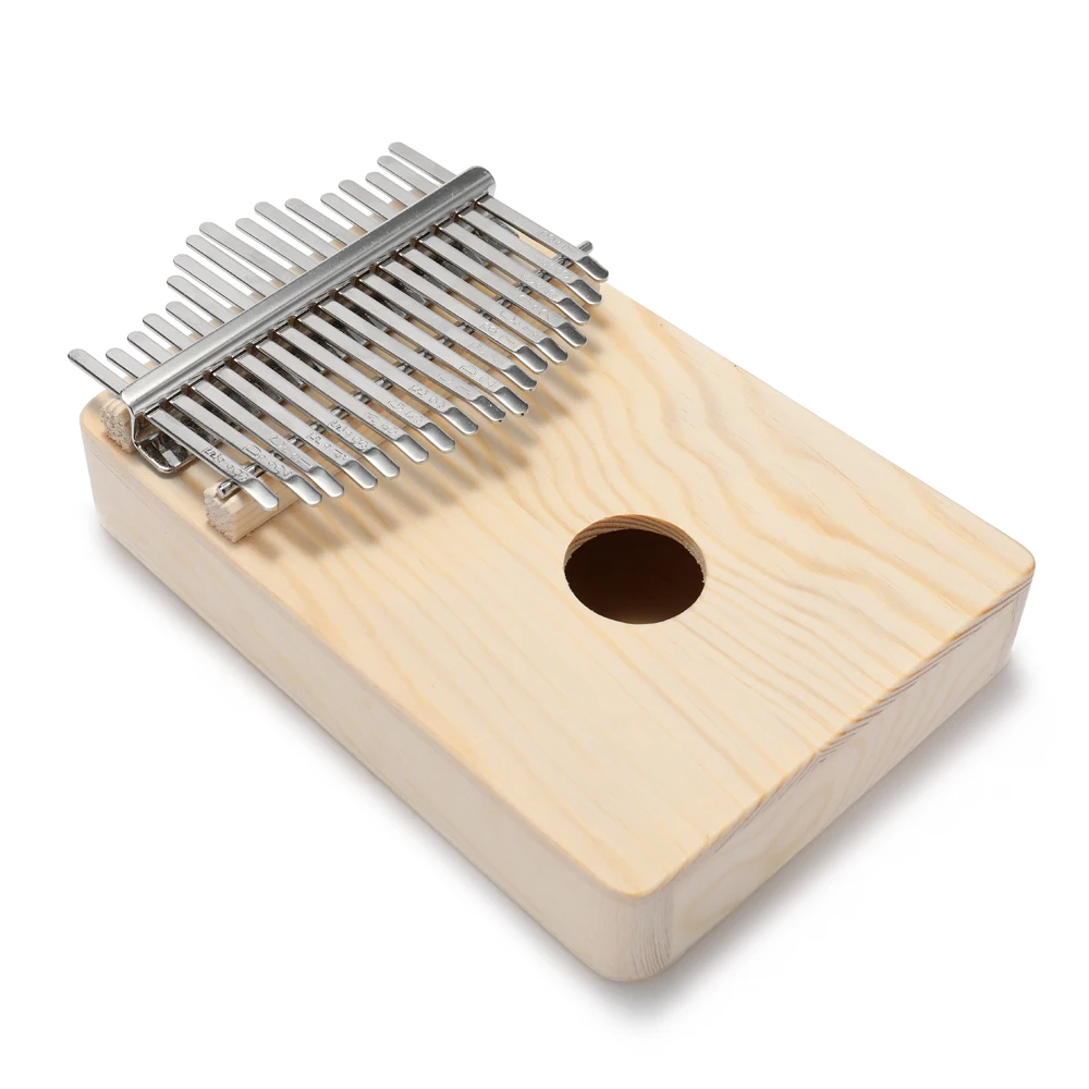 Simple Assembly Kalimba Handwork DIY Kit Wood Finger Thumb Piano for Children Kids Musical Instrument