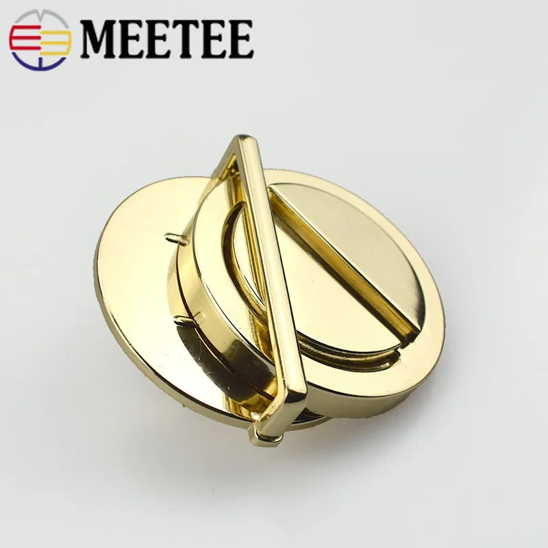 1/2 шт 60 мм круглая металлическая сумка с пряжкой женская закручивающимся замком