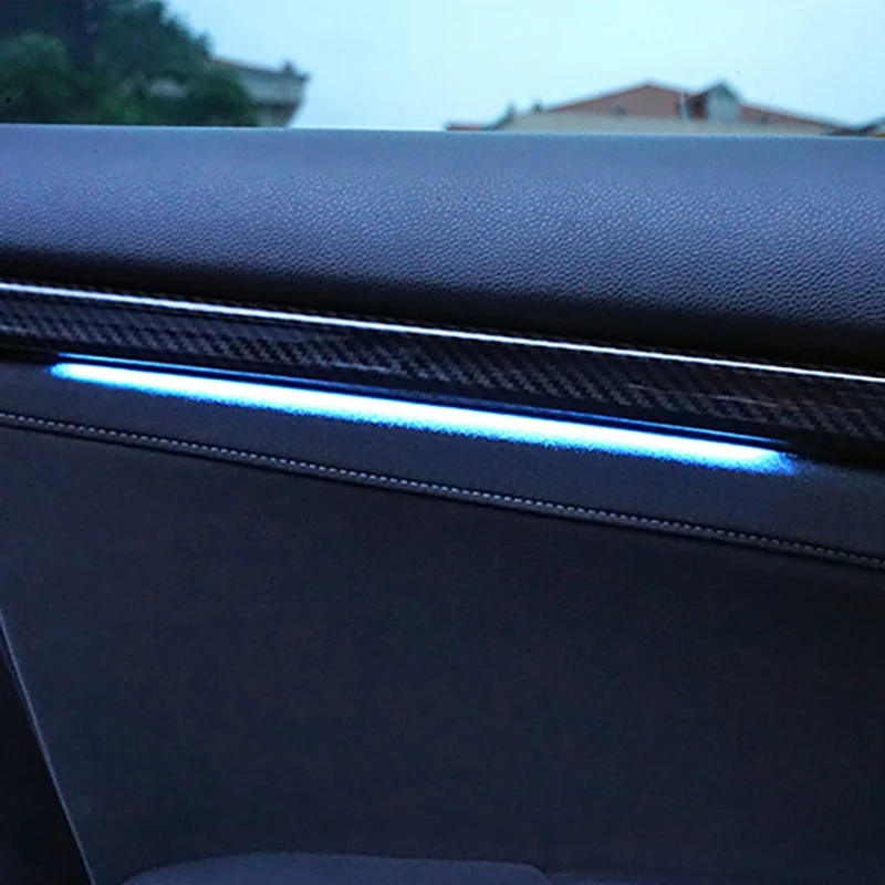 

for Honda Civic 2016-2019 LED Interior Atmosphere Lamp 64 Colors Door Handle Atmosphere Light Door Bowl Frame Light