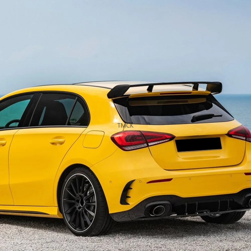 Для хэтчбека Mercedes Benz A Class W177 A180 A200 A220 A250 A35 2019 + наклейки на крышку заднего бампера и
