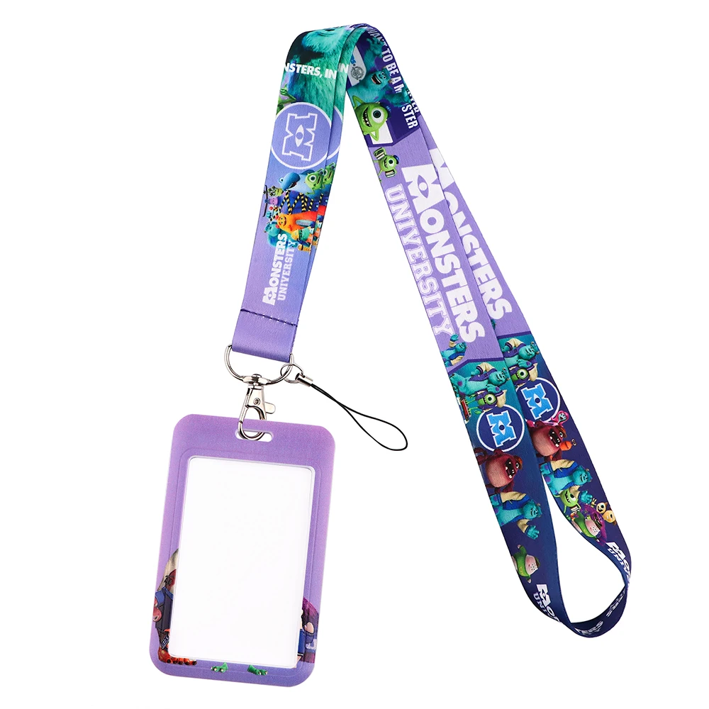 LT1128 шнурок для ключей с изображением монстров Обложка удостоверения личности