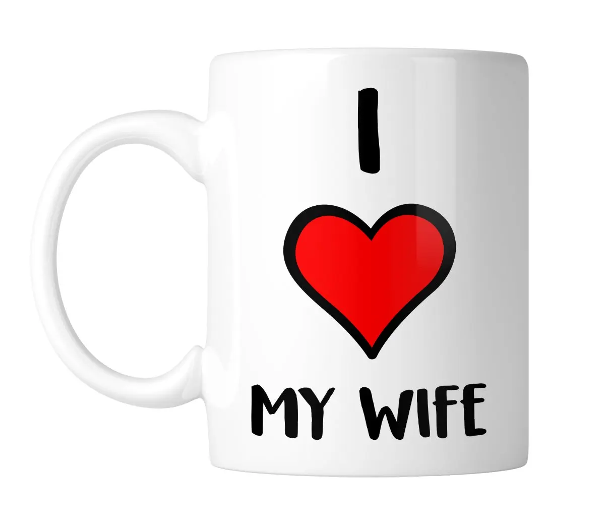 Футболки с надписью I Love My Wife Потрясающие кружки пиво кофе чай чашки домашний