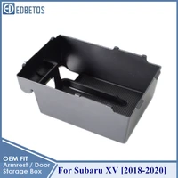 car armrest box storage center console organizer container holder box for subaru xv 2018 2019 2020 accessories