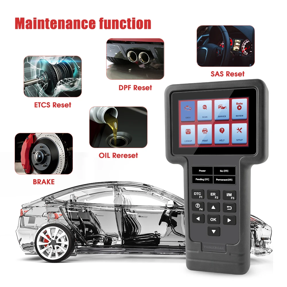 Полная система ThinkScan OBD2 сканер для C Class 204 205 OBD 2 диагностический тормоз ETCS SAS DPF