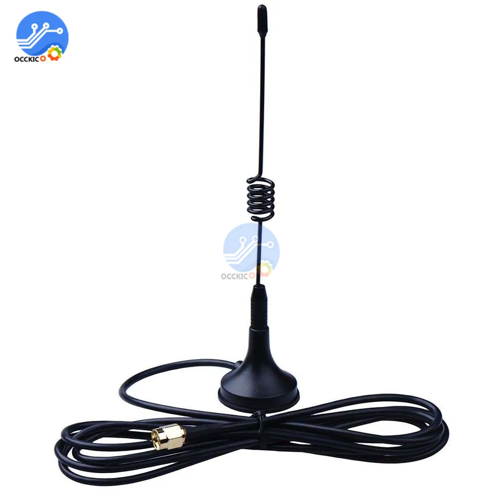 5dbi 433 МГц Антенна GSM SMA Штекерный разъем с магнитным основанием для антенны