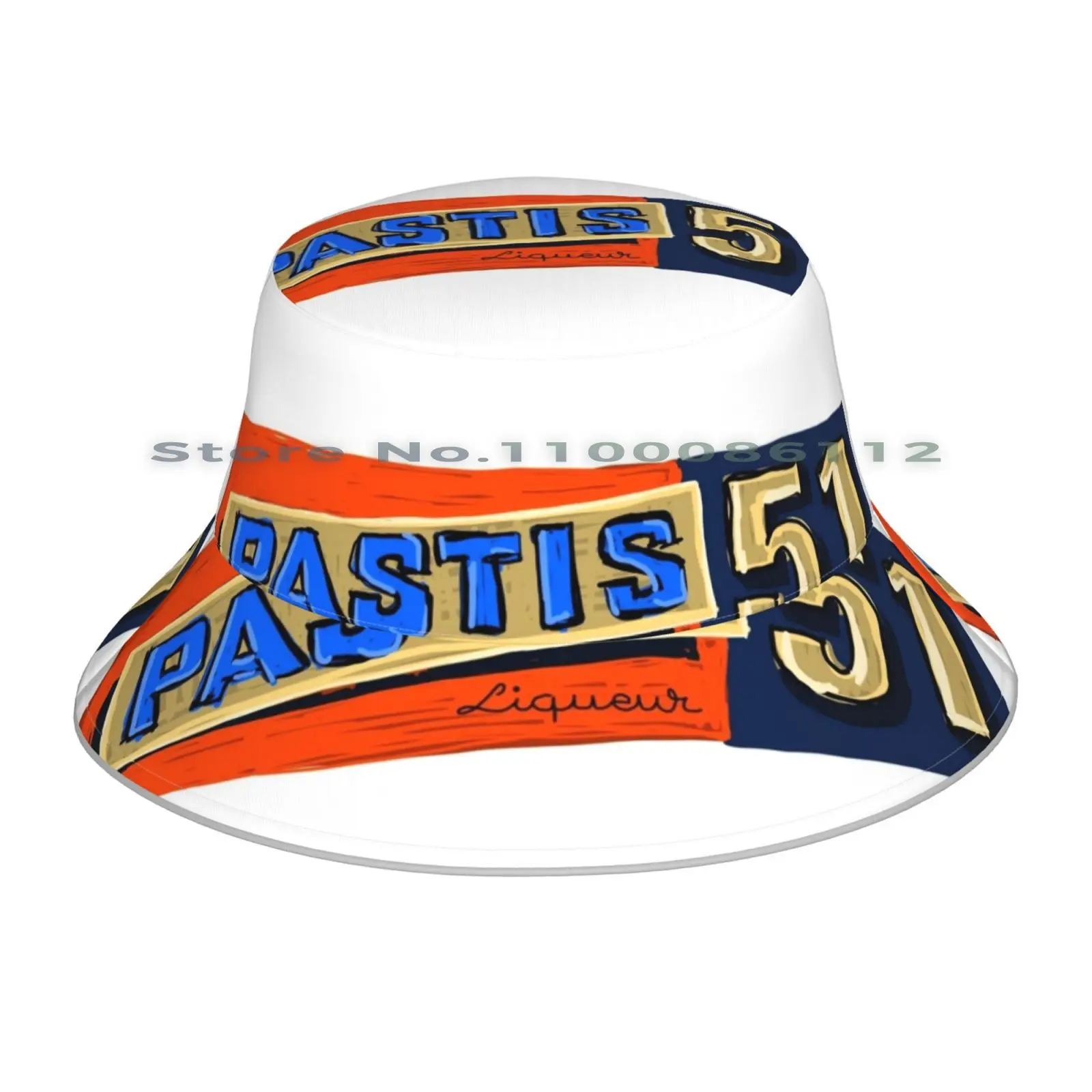 Панама Pastis 51 Pop Солнцезащитная шапка Pastis51 Марсель французский ликер аперьер