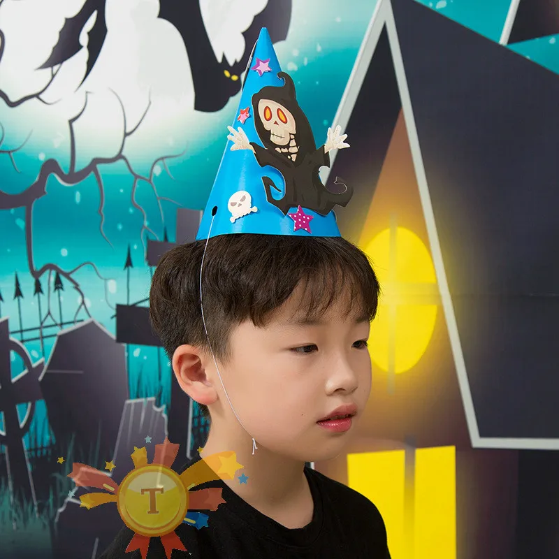 Детская игра Сделай Сам Хэллоуин вечерние с рисунками Тыква шляпа ведьмы капсулы