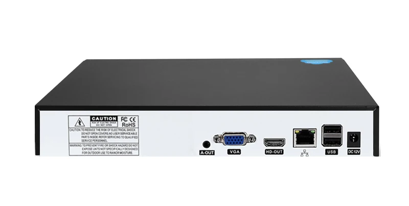 Видеорегистратор Hi3536E устройство для видеонаблюдения 12 В 2 А 8 Мп 4K XMeye с функцией