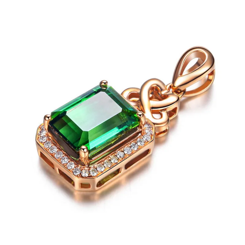 Bague Ringen, роскошное Изумрудное серебро 925, ювелирное изделие, элегантное ожерелье с драгоценным камнем для женщин, зеленый цвет, розовое золото, Подарок на годовщину