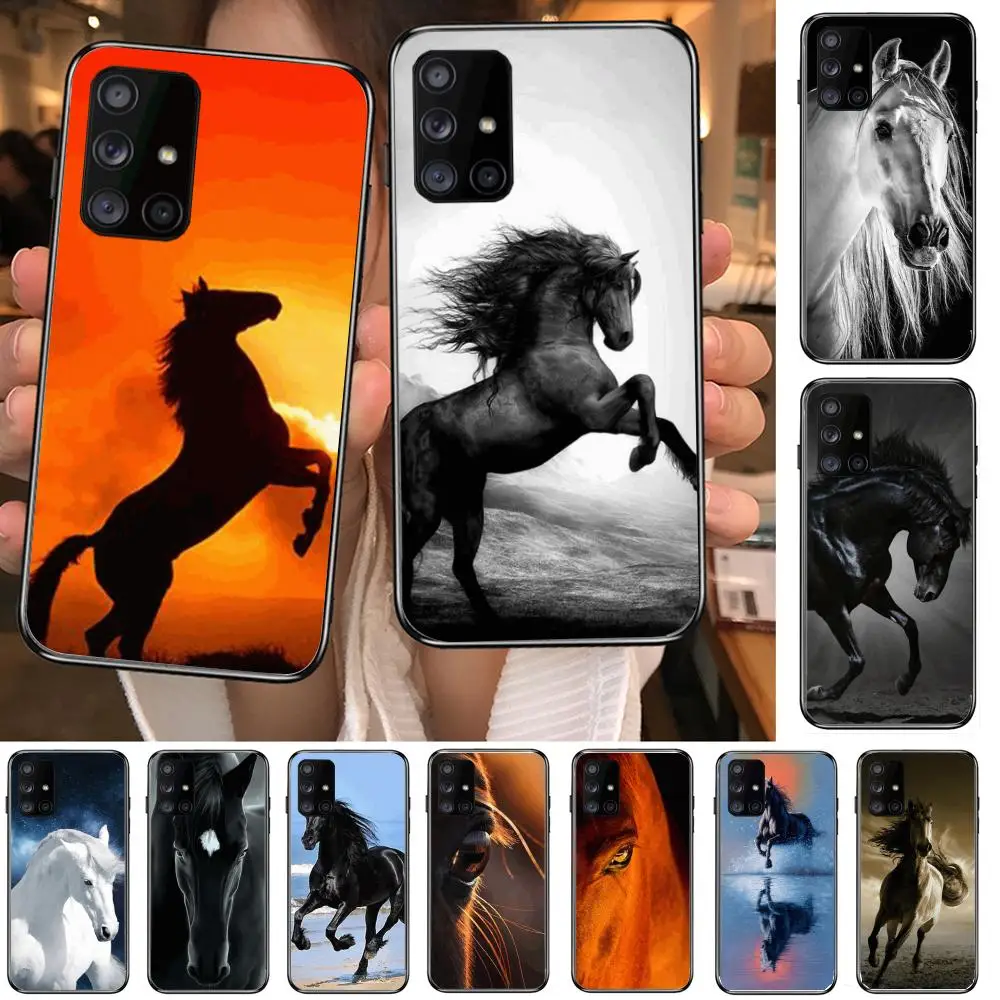 

Strong Frederick Great Horse Phone Case Hull For Samsung Galaxy A 90 50 51 20 71 70 40 30 10 80 E 5G S Black Shell Art Cell Cov