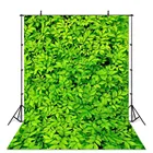 Весенний фон для фотосъемки с зелеными листьями украшение с зелеными свежими листьями праздничный баннер для новорожденных фон для фотостудии