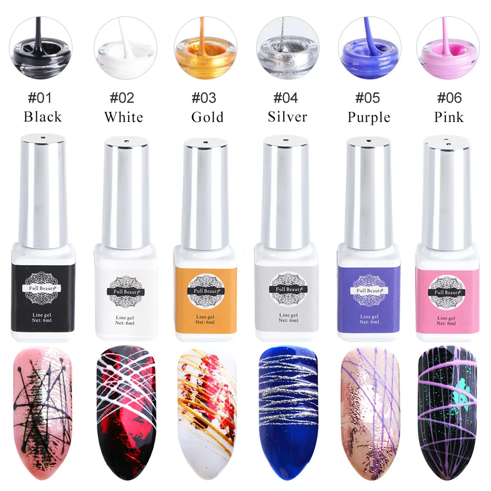 Новинка кисть для нейл арта Гелевая Кисть ногтей УФ гель в горошек Шелковый