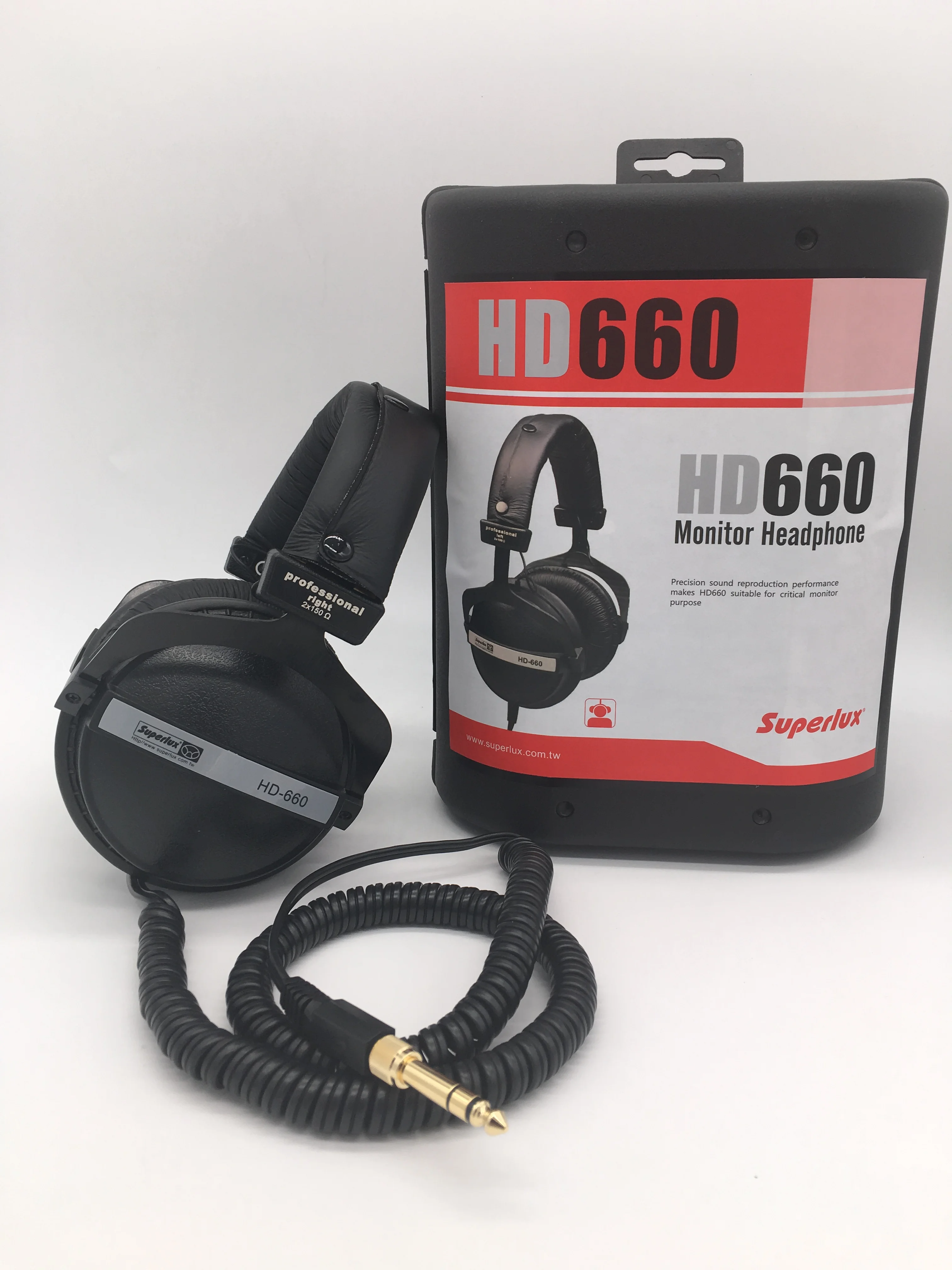 Закрытые динамические стереонаушники Superlux HD660 профессиональные студийные DJ