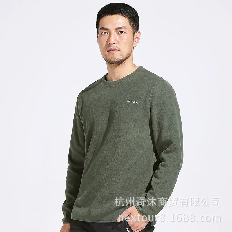 Осень зима мужские флисовые теплые спортивные тактические Топы Открытый Бег