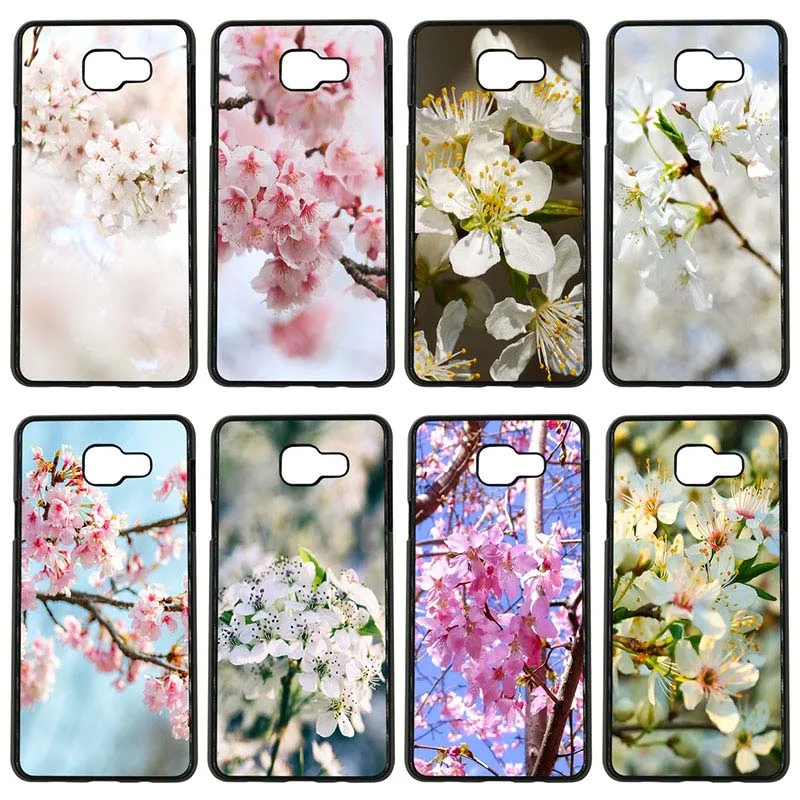 Модный динамический чехол для сотового телефона с цветами вишни жесткий
