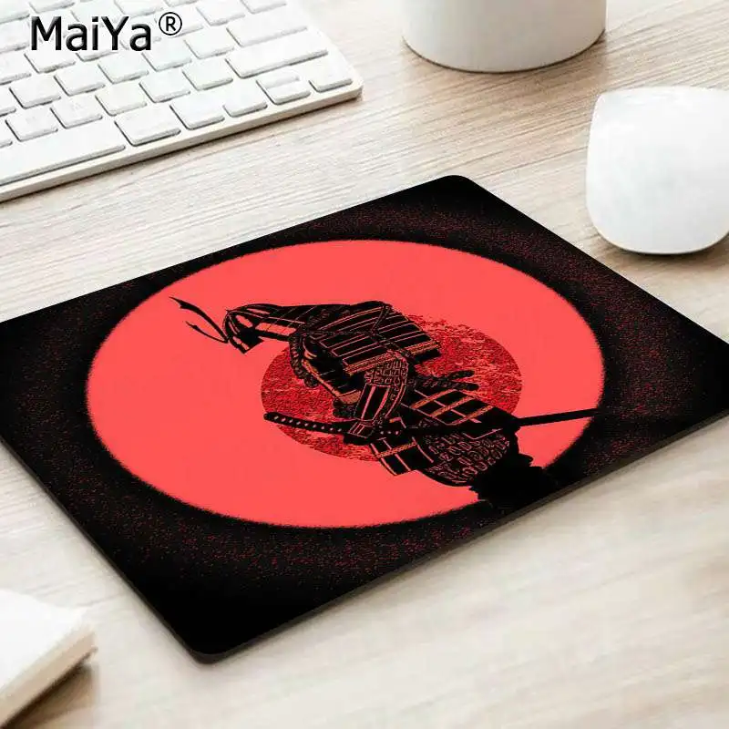 

MaiYa Japanese Bushido Samurai Anime Gamer Speed Mice Retail Small Rubber Mousepad Top Selling Wholesale Gaming Pad mouse