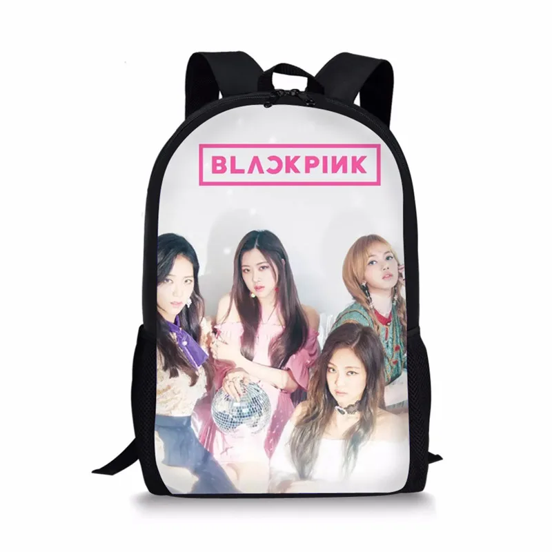 As Pictures ThiKin K POP черно-розовые школьные сумки для девочек, детский рюкзак со знаменитой звездой, детские сумки для подростков, школьный рюкзак Mochila на заказ Escolar - Цвет: As Pictures
