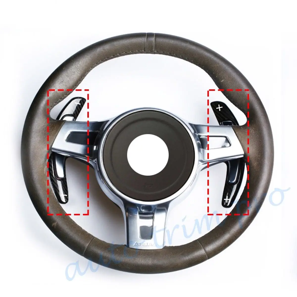 Скидка Для Porsche Boxster Turbo 987 997 991 958 Carrera Panamera PDK рычаг переключения передач рулевого колеса удлинительная крышка из углеродного волокна