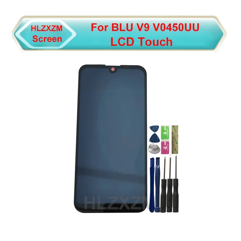 

For BLU V9 V0450UU LCD Display With Touch Screen Digitizer Assembly Replacement With Tools+3M Sticker