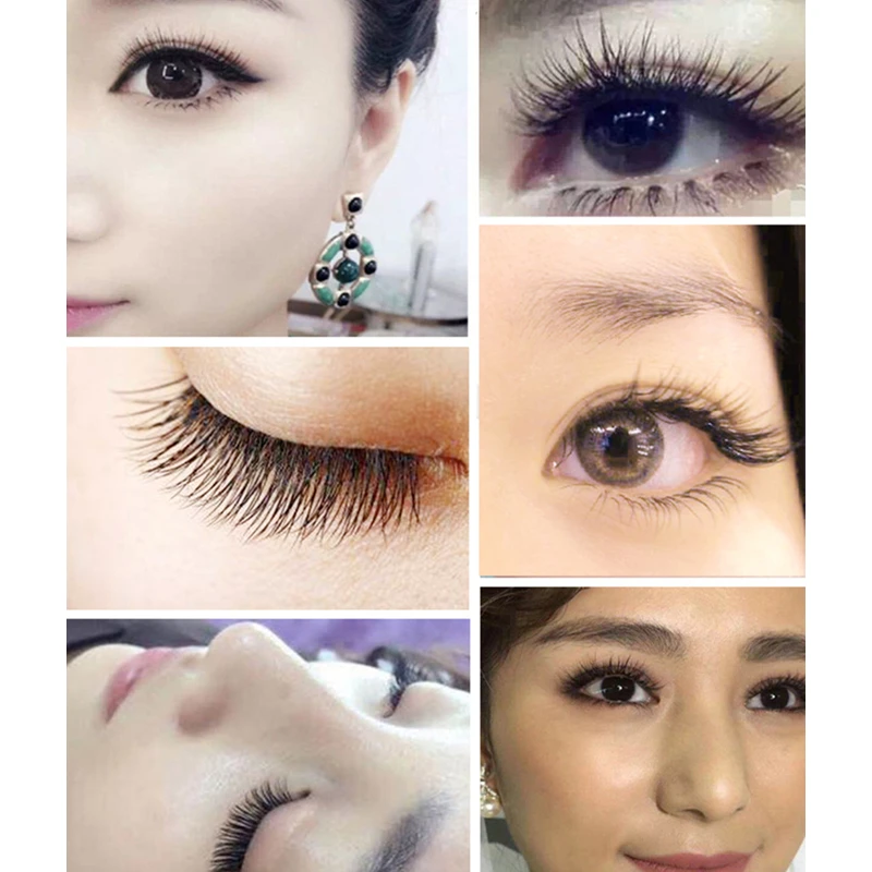 60 шт. индивидуальные натуральные Мягкие Накладные ресницы для наращивания 3D