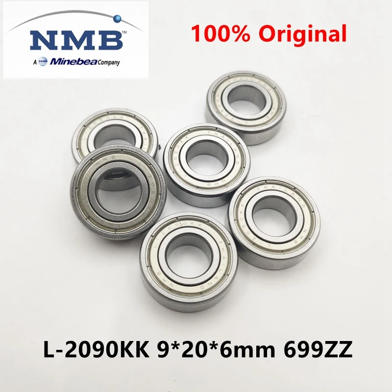 20 шт./100 шт., оригинальные высокоскоростные Миниатюрные шарикоподшипники NMB minбела диаметром 9*20*6 мм, точность 699ZZ, 699 9x20x6 мм 20 шт./100 шт., оригинальные высокоскоростные Миниатюрные шарикоподшипники NMB minбела диаметром 9*20*6 мм, точность 699ZZ, 699 9x20x6 мм