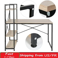 1pc wooden computer desk office desk modern writing table universal home office furniture pc workstation study table hwc