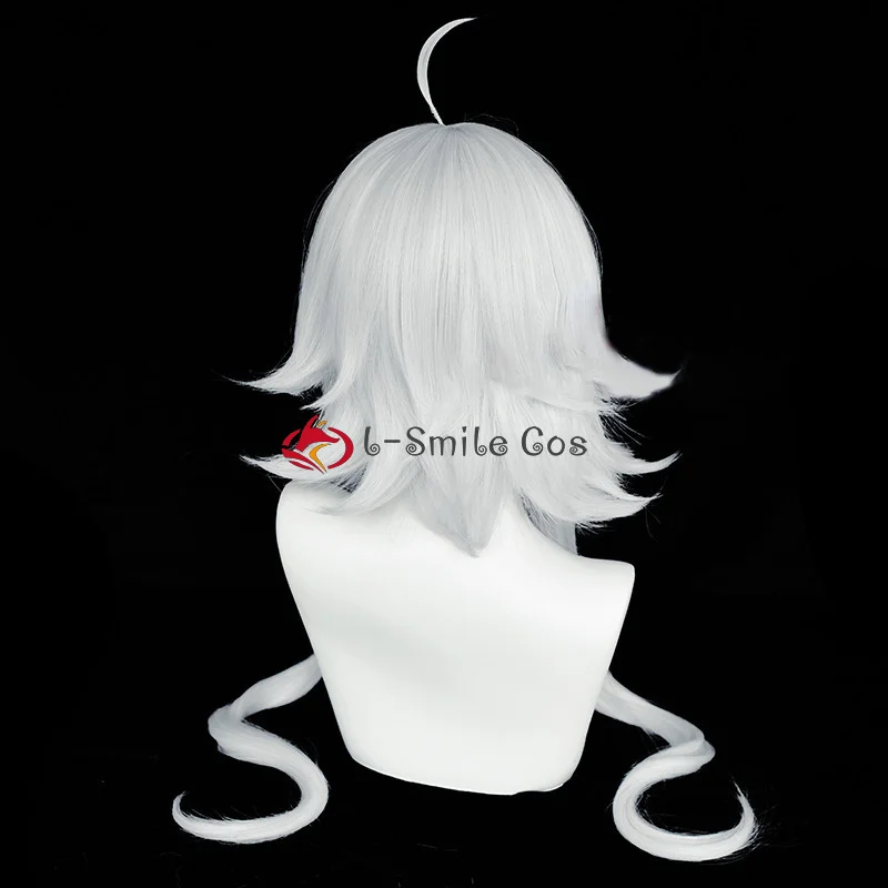 Парик для косплея из длинных синтетических волос серебристо-белого цвета |