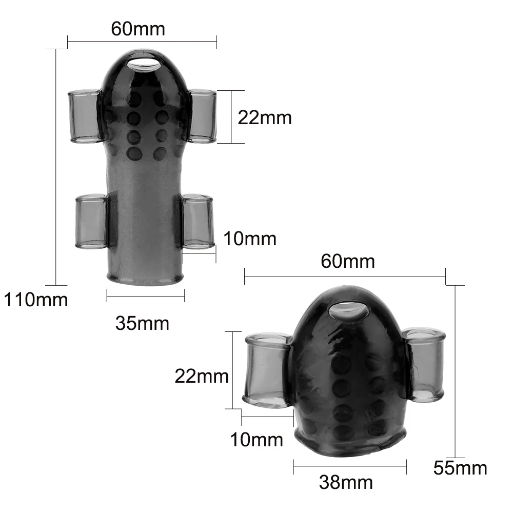 Мужской тренажер для пениса OLO длительная задержка массажер с 2 головками