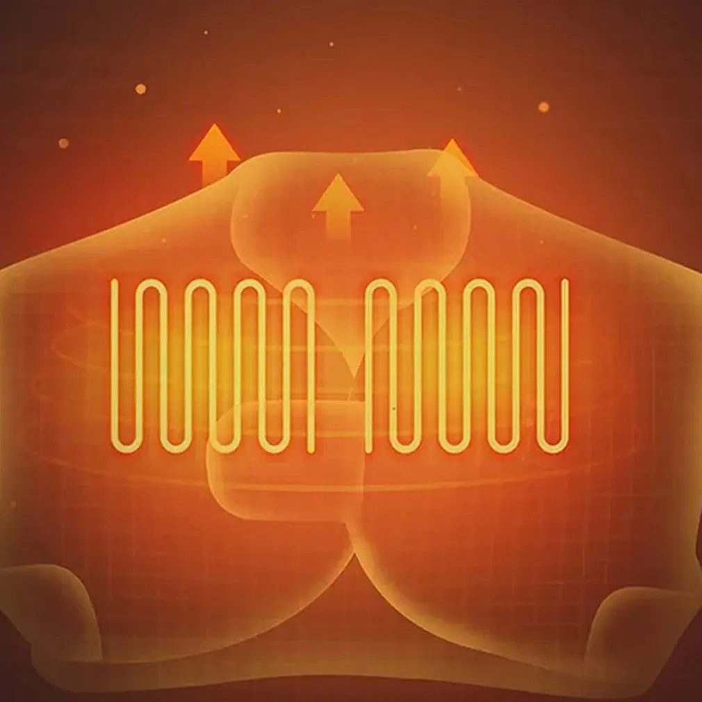 

Men Autumn winter Smart heating Cotton Vest USB Infrared Electric Heating Vest Women Outdoor Flexible Thermal Winter Warm Jacket