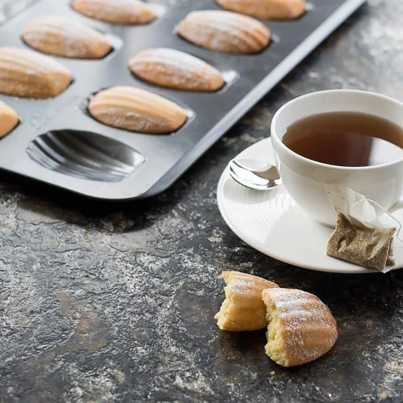 Антипригарный горшок Мадлен форма для выпечки 12 с оболочкой противень шоколада