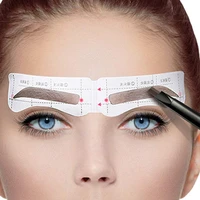 24 pairsset reusable eyebrow stencil set eye brow diy drawing guide styling shaping grooming template card easy makeup
