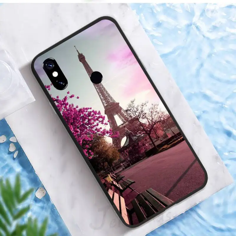 

Paris Eiffel Tower Romantic Phone Case For Xiaomi Redmi note 7 8 9 t k30 max3 9 s 10 pro lite