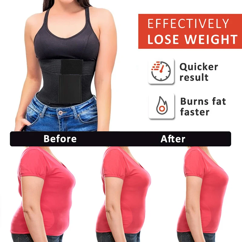 Women Slimming Waist Trainer Body Shaper Tummy Control Trimmer Sweat Sauna Bandage Wrap Snatched Belt Workout Corset Shapewear