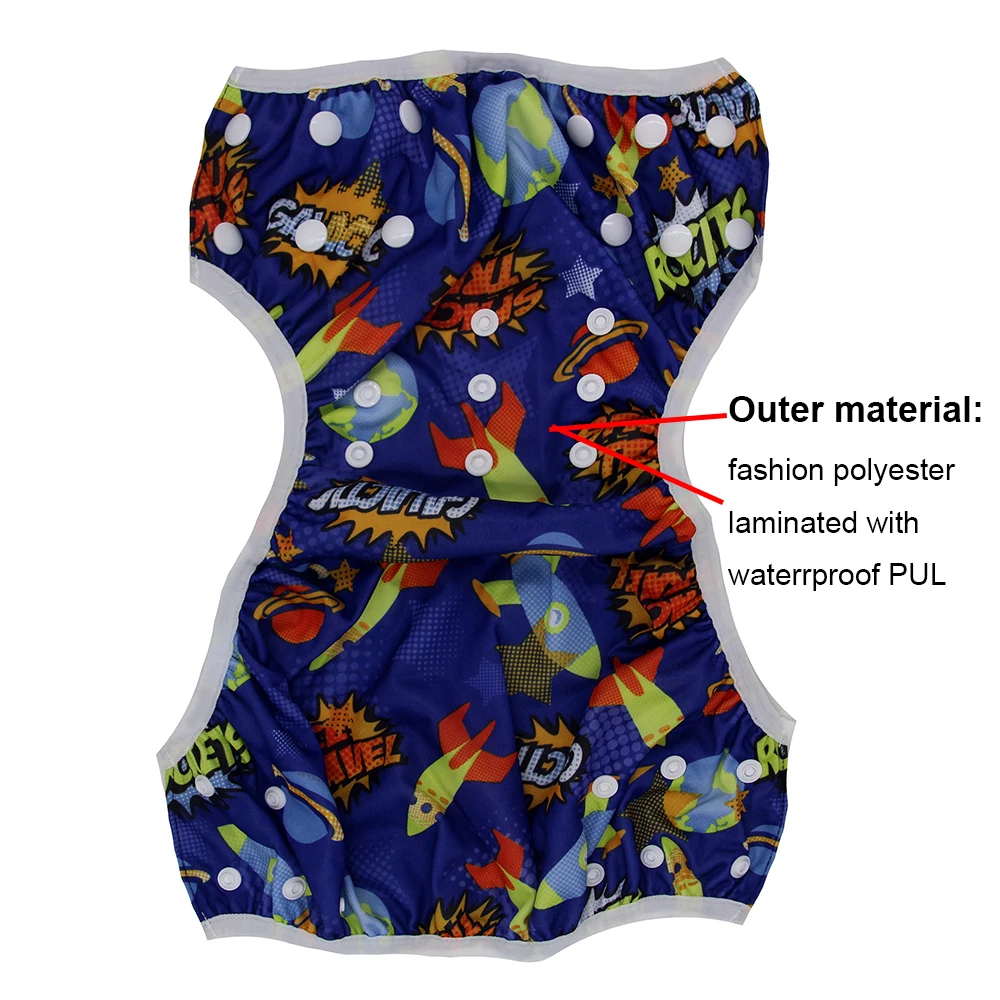 Моющийся детский купальный подгузник многоразовый плавательный бассейн брюки