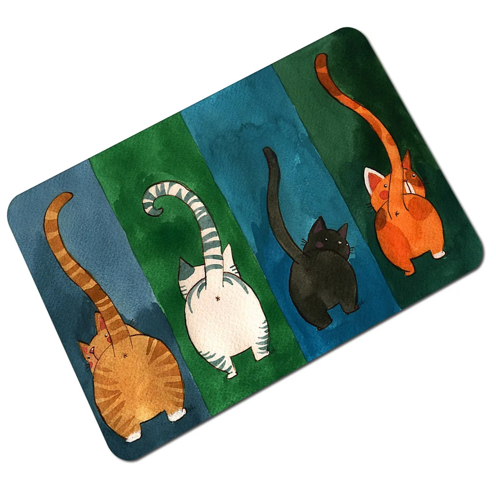 Zeegle Rubber Floor Mat Doormat Bathroom Non-slip Outdoor Carpet Waterproof Kitchen Indoor Rug Hallway | Дом и сад
