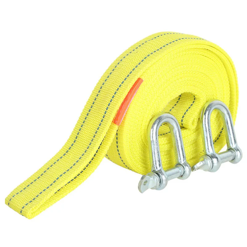 

4m 5tons Car Van Tow Rope Hook Heavy Duty Road Recovery Pull Towing Strap