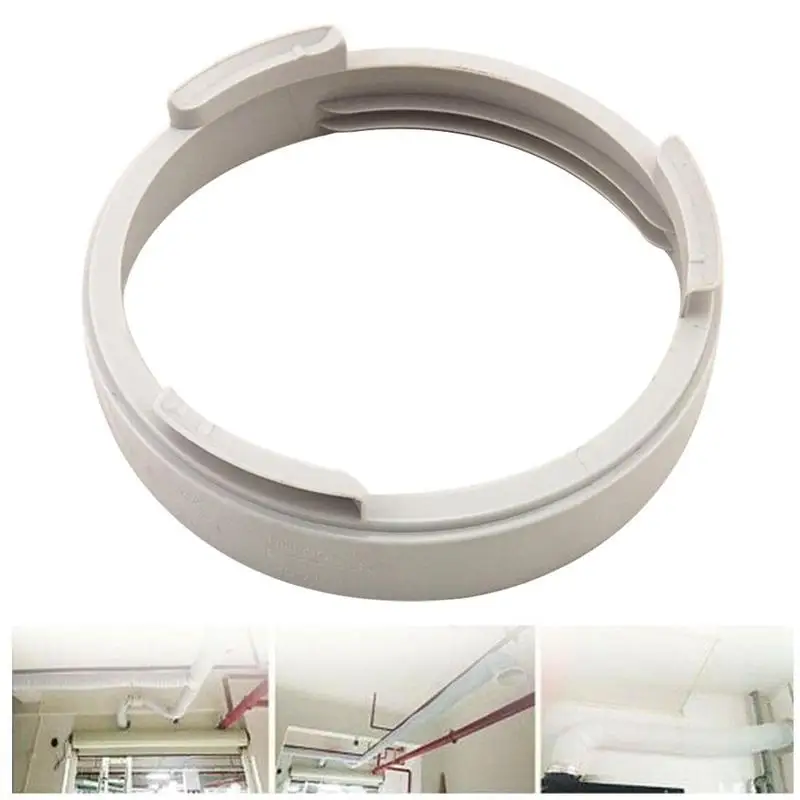 

Round/Square Shaped Exhaust Duct Interface Connector For 15cm Air Pipe PC Conditioner Decor Exhaust Home Interface Portable L9G4
