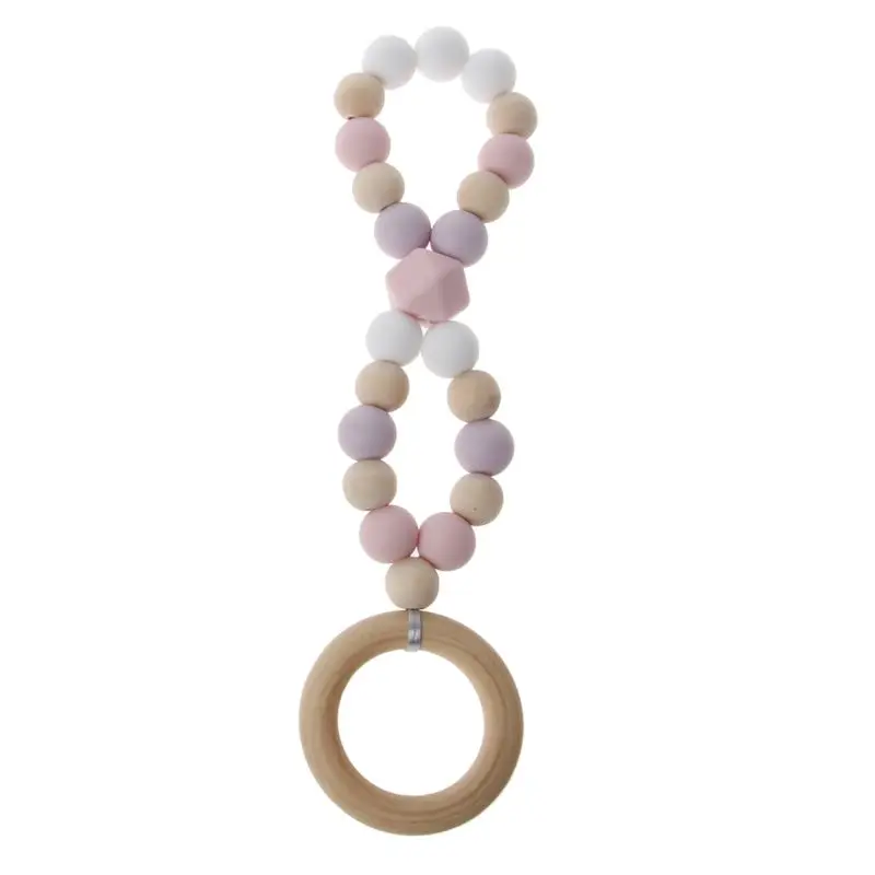 

Handmade Wooden Baby Play Gym Nursing Rattles Teether Sensory Activity Montessori Toy Shower Gift CORB