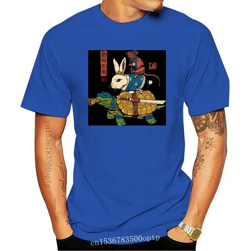 Футболка Kame Usagi и Ratto Ninjas хлопковые футболки в стиле Харадзюку летние топы