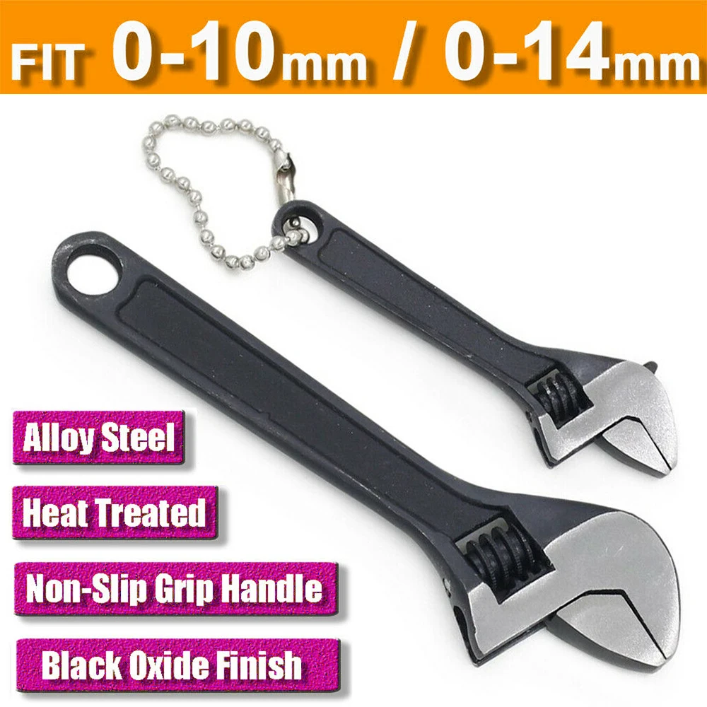

Open Wrench Small Tools Set 2pcs 2 piece Steel Black 2.5 Inch + 4 Inch