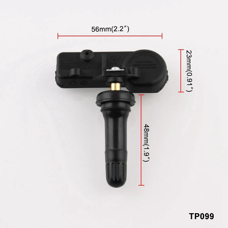 

Tire Pressure Sensor TPMS Replacement for Jeep Wrangler JK Chrysler Dodge Ram Charger (5-Pack) 56029398AB 68142397AA