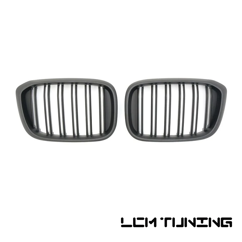 Замена Стиль ABS Пластик двойные рейки Передняя решетка Накладка для бмв X3 G01 X4 G02