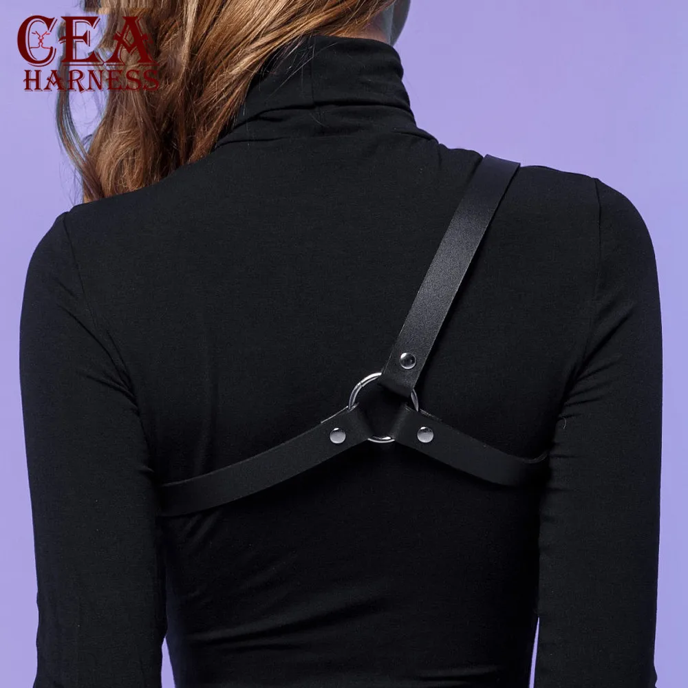 CEA.HARNESS, сексуальные кожаные подвязки, для женщин, БДСМ, бондаж, пояс, ремни, жгут, нижнее белье, пояс для чулок, набор, бедро, жгут, 6z