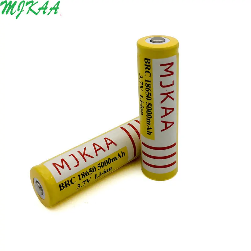 18650 3,7 V 5000mAh MJKAA литий-ионная аккумуляторная батарея большой емкости T6 фонарик источник налобный фонарь