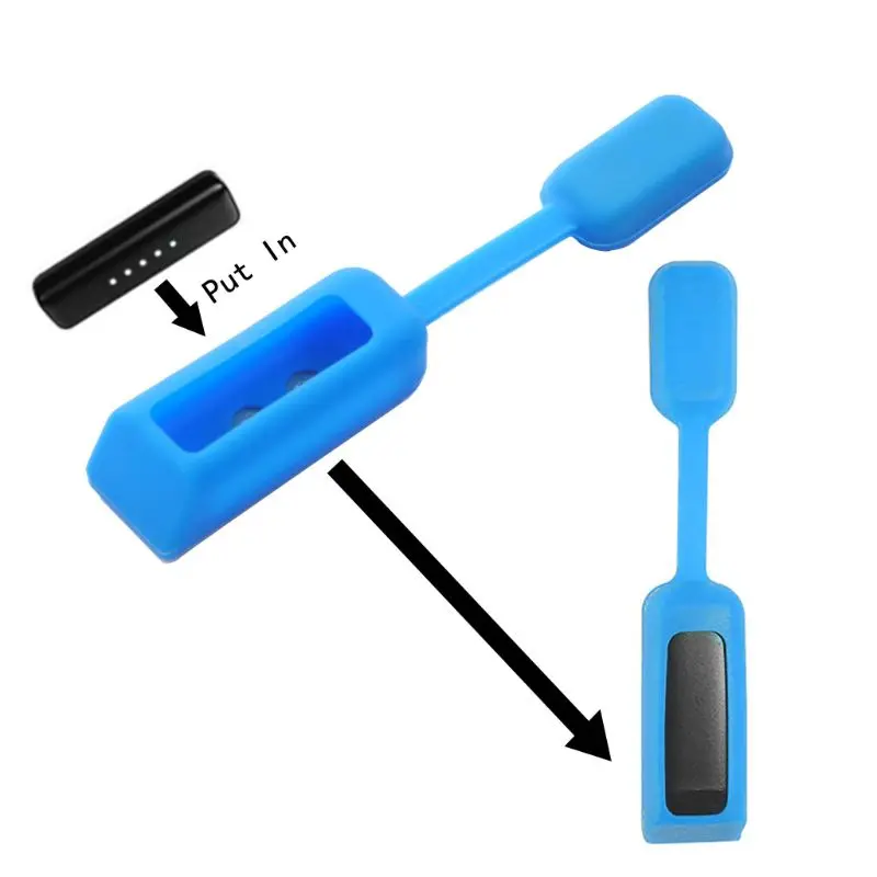 

Silicone Replacement Magnetic Clip Clamp Buckle Clasp Holder For Fitbit Flex